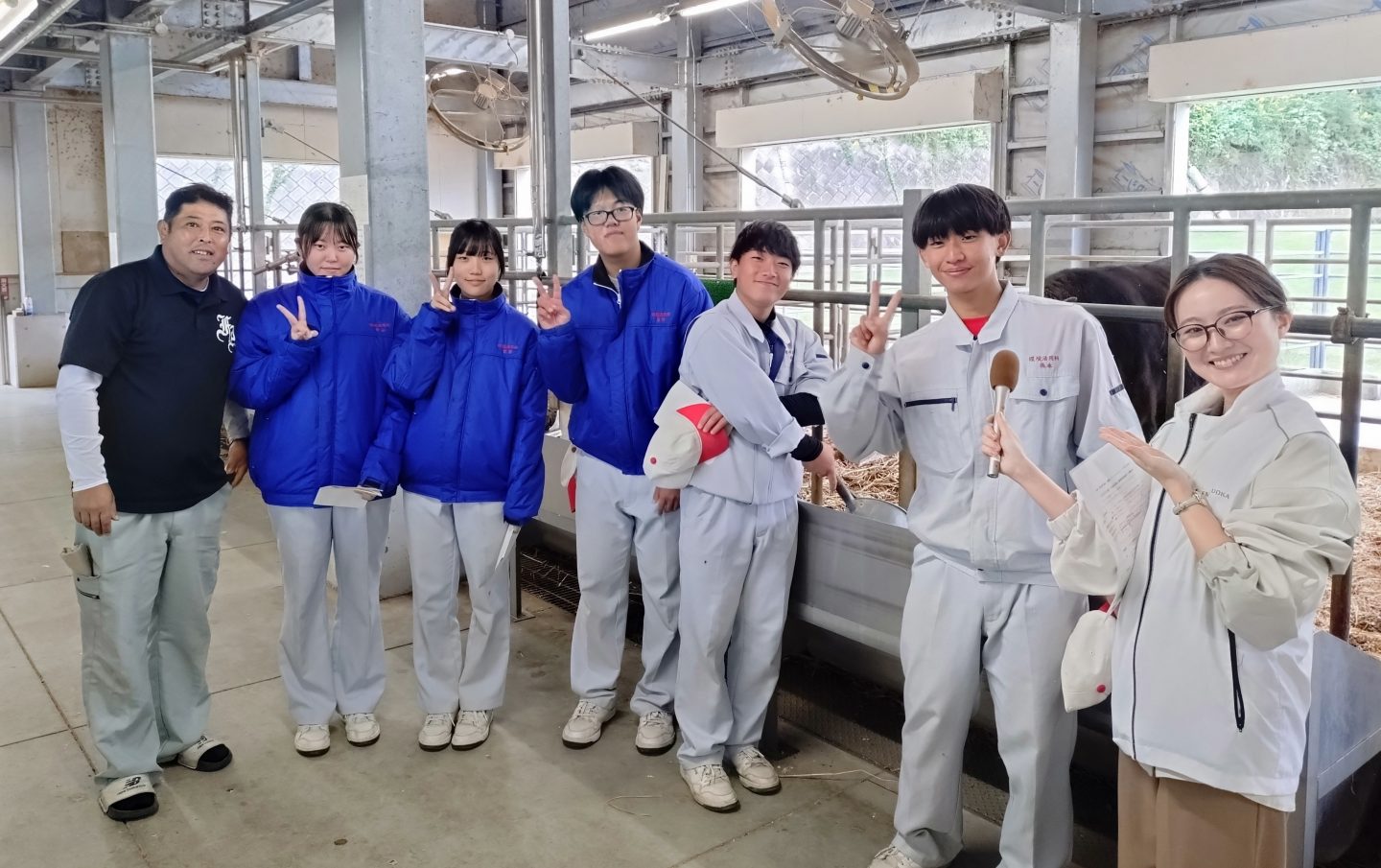 福岡農業高校にVIVOTが来た!